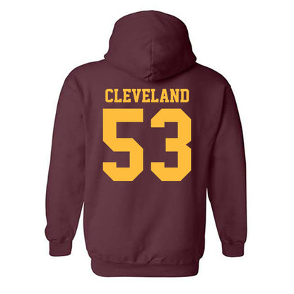 Minnesota - NCAA Football : Nate Cleveland - Classic Shersey Hooded Sweatshirt-1