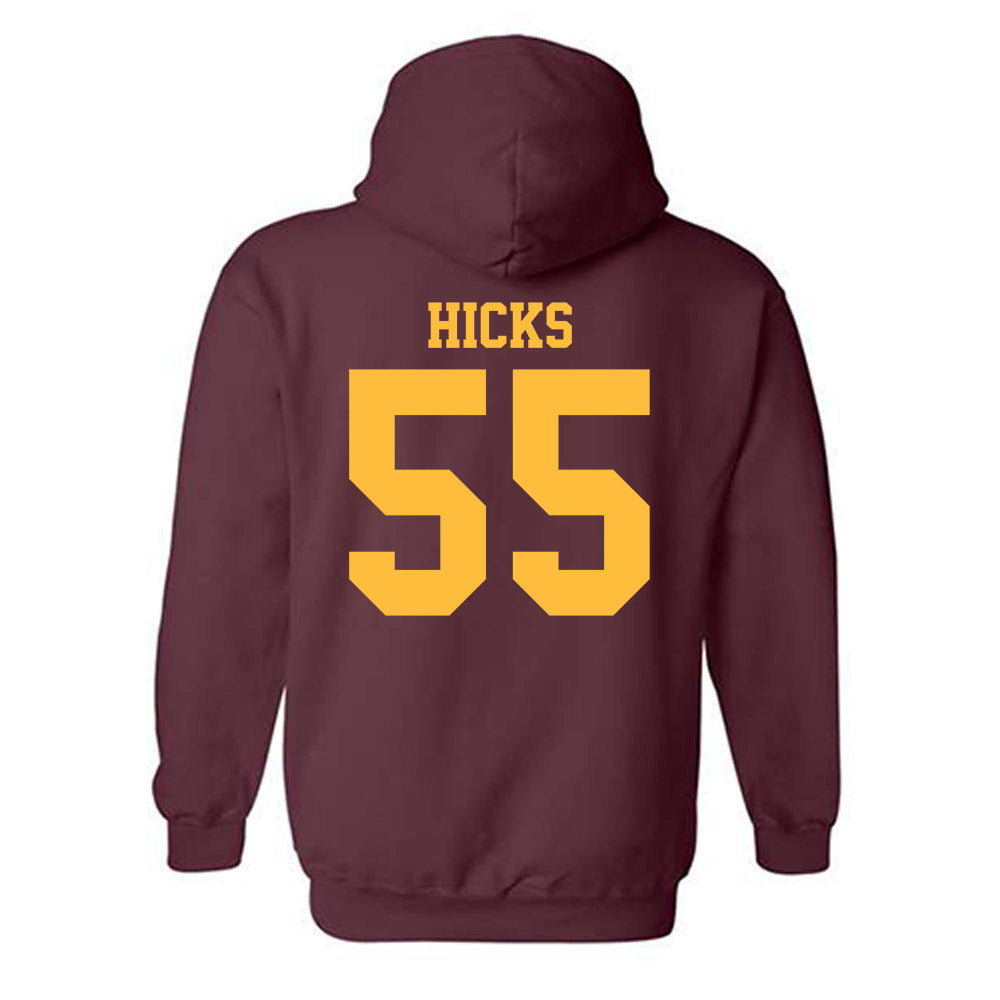 Minnesota - NCAA Football : Jaylin Hicks - Classic Shersey Hooded Sweatshirt-1