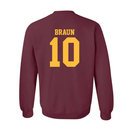 Minnesota - NCAA Women's Basketball : Mara Braun - Classic Shersey Crewneck Sweatshirt-1
