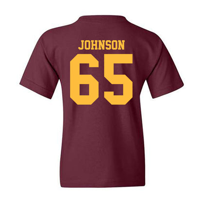 Minnesota - NCAA Football : Greg Johnson - Classic Shersey Youth T-Shirt-1
