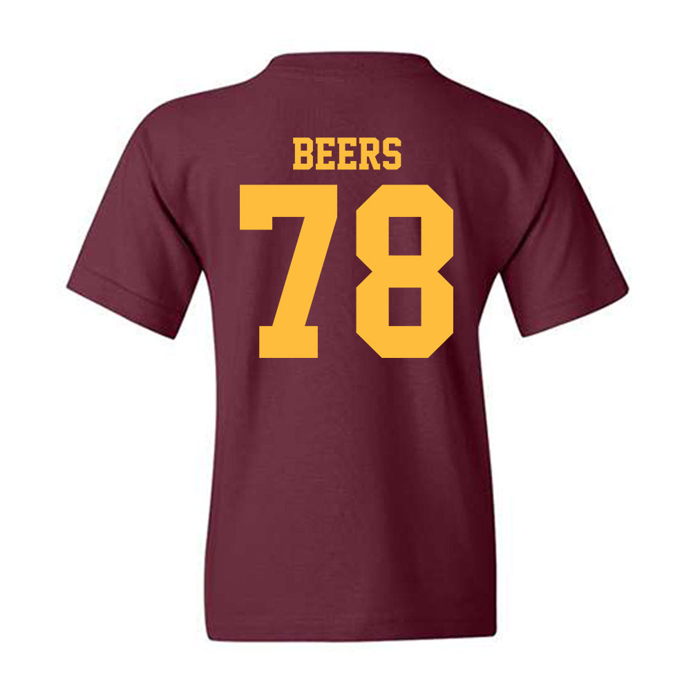 Minnesota - NCAA Football : Ashton Beers - Classic Shersey Youth T-Shirt-1