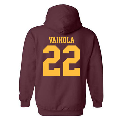 Minnesota - NCAA Men's Basketball : Robert Vaihola - Classic Shersey Hooded Sweatshirt-1