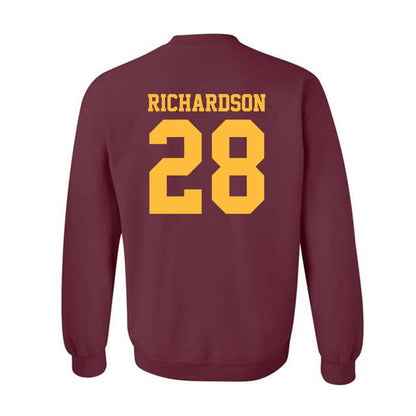 Minnesota - NCAA Football : Trason Richardson - Classic Shersey Crewneck Sweatshirt-1