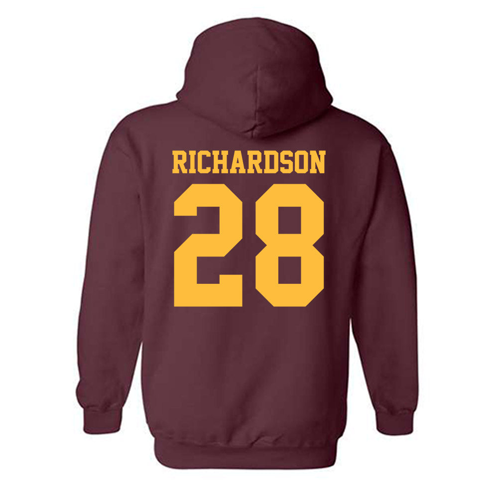 Minnesota - NCAA Football : Trason Richardson - Classic Shersey Hooded Sweatshirt-1