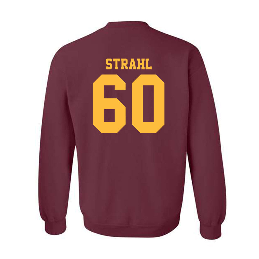 Minnesota - NCAA Men's Ice Hockey : Melvin Strahl - Classic Shersey Crewneck Sweatshirt-1