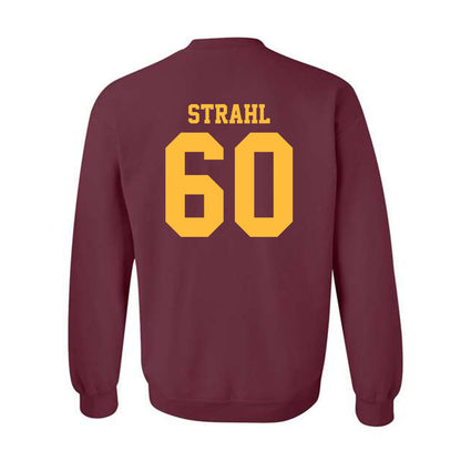 Minnesota - NCAA Men's Ice Hockey : Melvin Strahl - Classic Shersey Crewneck Sweatshirt-1
