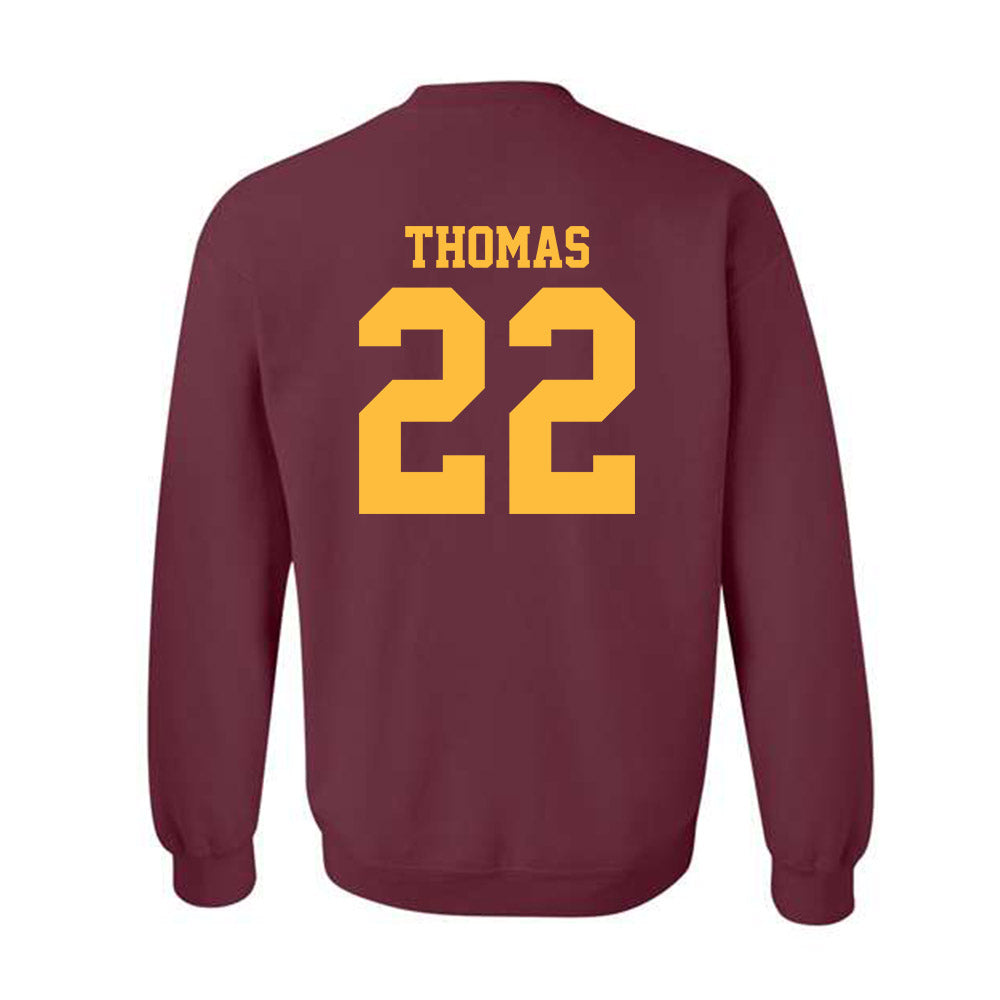 Minnesota - NCAA Football : Jaron Thomas - Classic Shersey Crewneck Sweatshirt-1