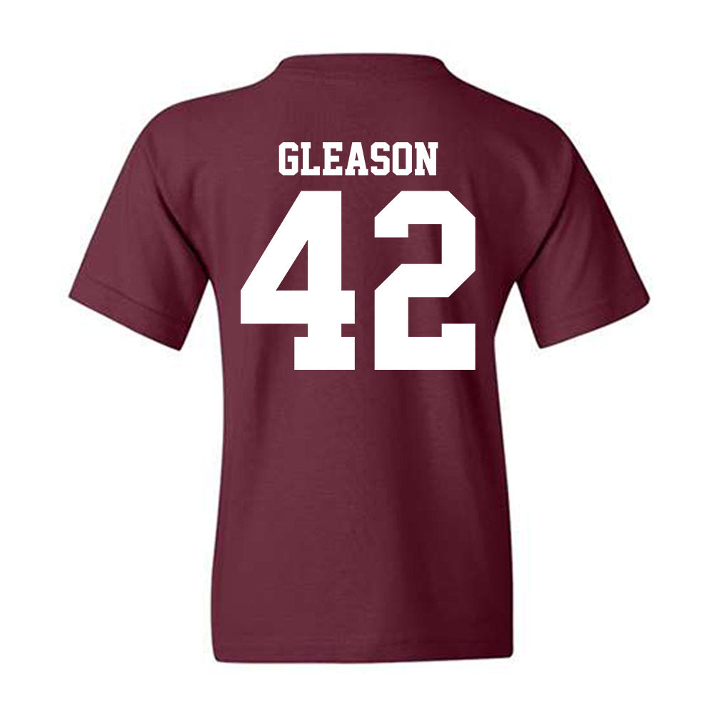 Mississippi State - NCAA Baseball : Jack Gleason - Classic Shersey Youth T-Shirt-1