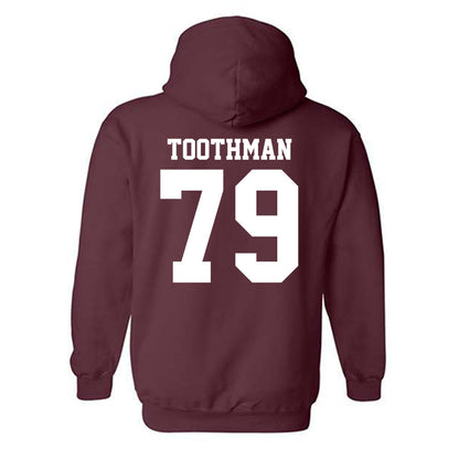 Mississippi State - NCAA Football : Dalton Toothman - Classic Shersey Hooded Sweatshirt-1