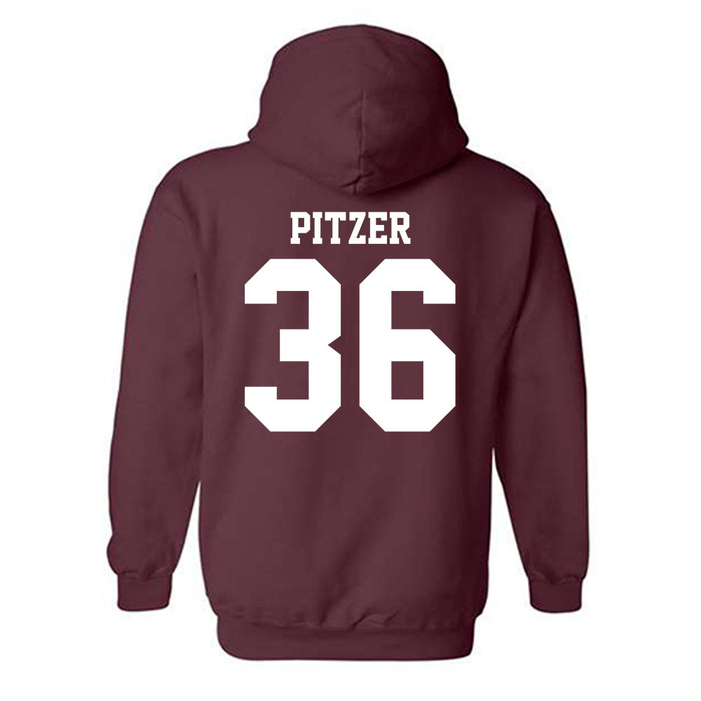 Mississippi State - NCAA Baseball : Tyler Pitzer - Classic Shersey Hooded Sweatshirt-1