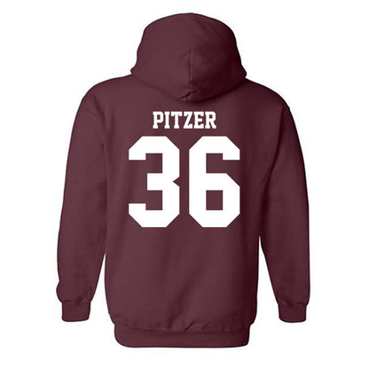 Mississippi State - NCAA Baseball : Tyler Pitzer - Classic Shersey Hooded Sweatshirt-1