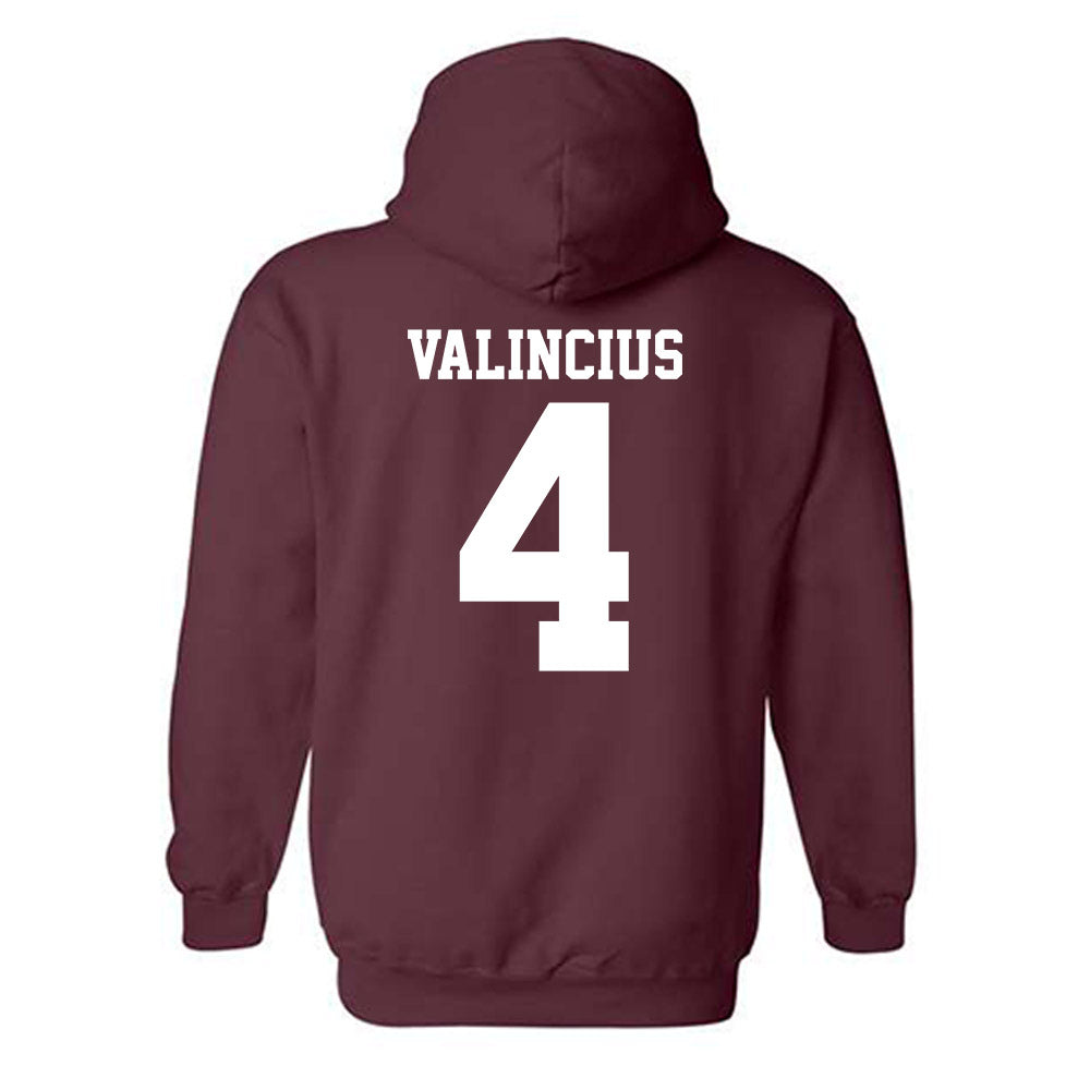 Mississippi State - NCAA Baseball : Tomas Valincius - Classic Shersey Hooded Sweatshirt-1