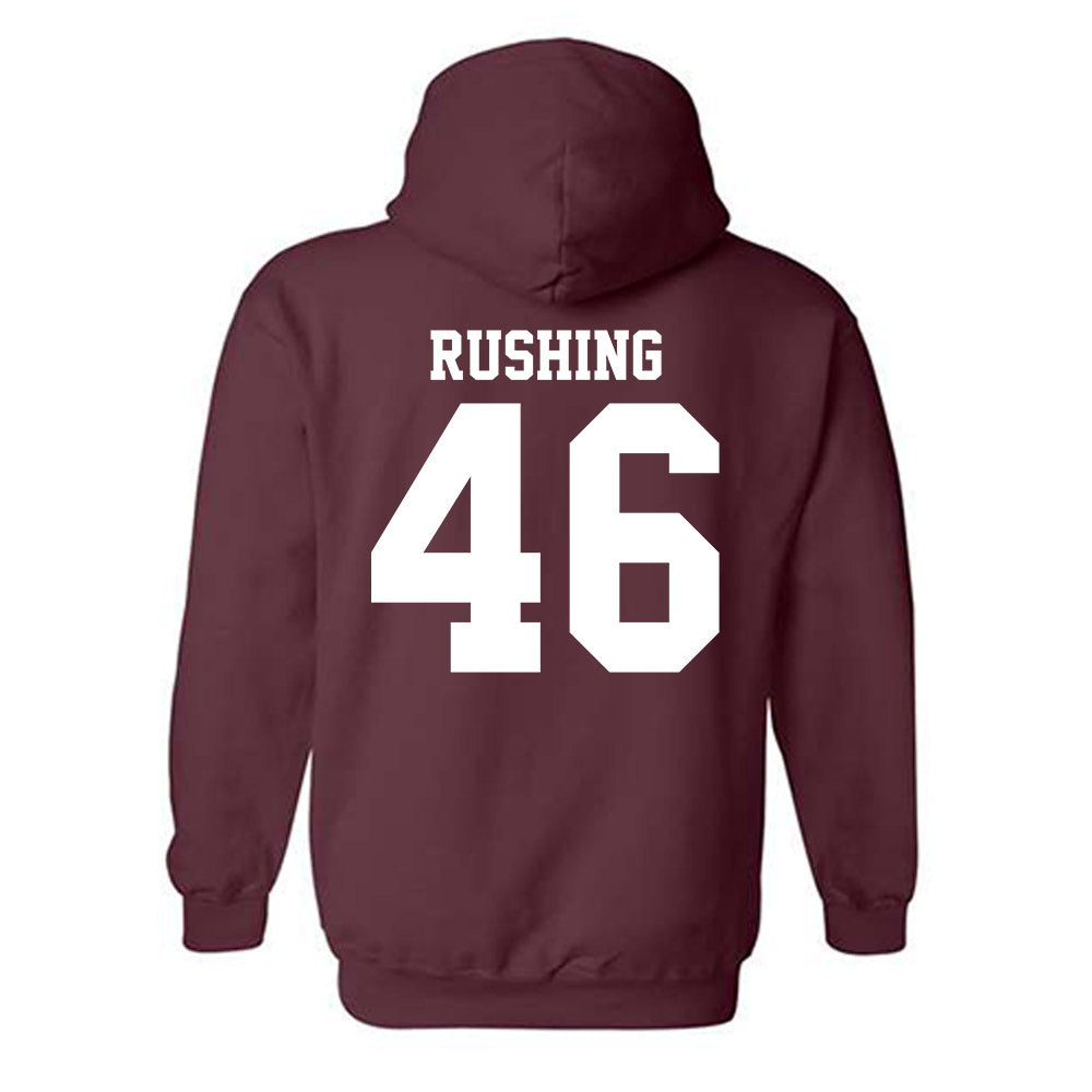 Mississippi State - NCAA Football : Kyle Rushing - Classic Shersey Hooded Sweatshirt-1