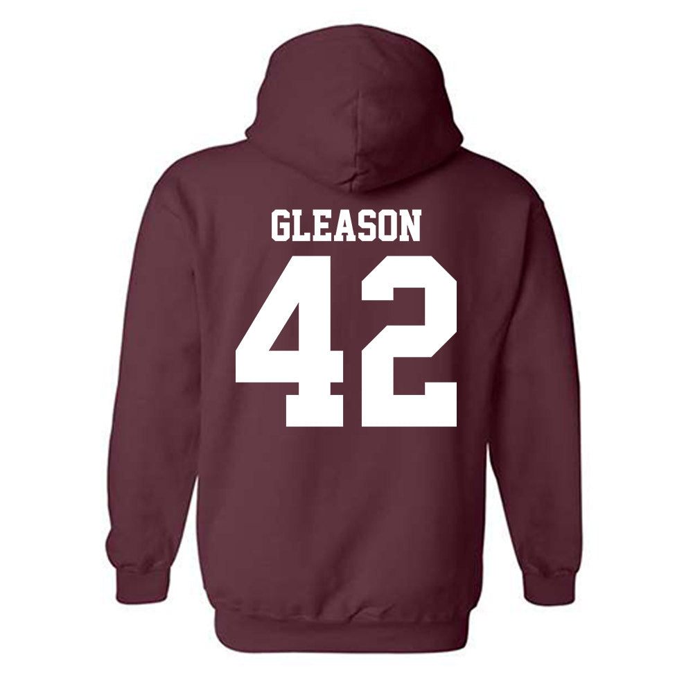 Mississippi State - NCAA Baseball : Jack Gleason - Classic Shersey Hooded Sweatshirt-1
