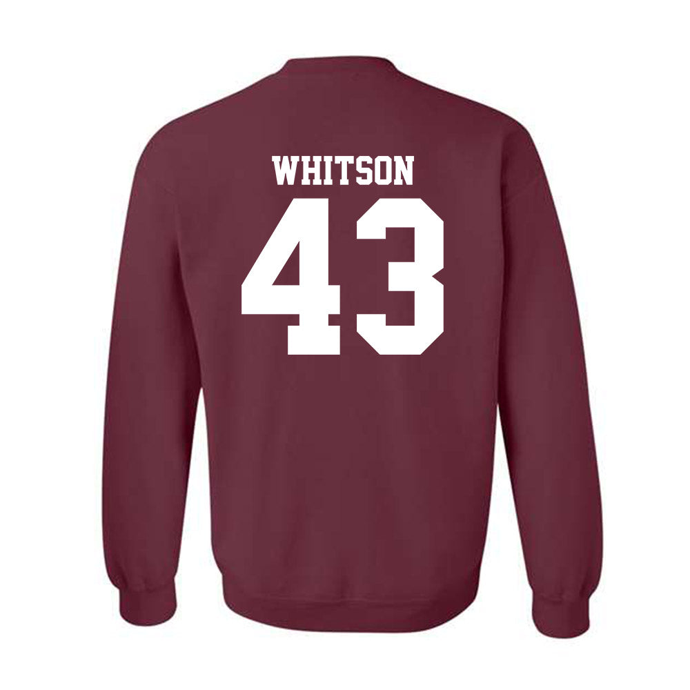 Mississippi State - NCAA Football : Will Whitson - Classic Shersey Crewneck Sweatshirt-1