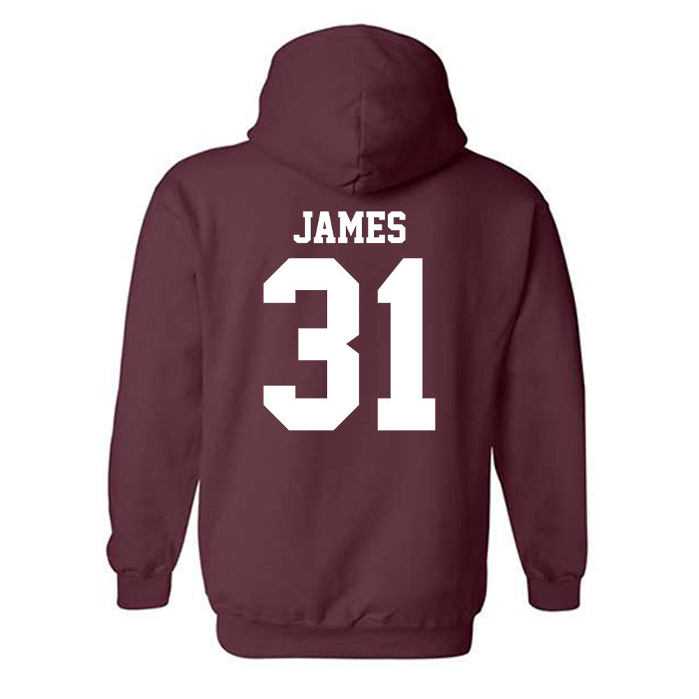Mississippi State - NCAA Football : Lakendrick James - Classic Shersey Hooded Sweatshirt-1