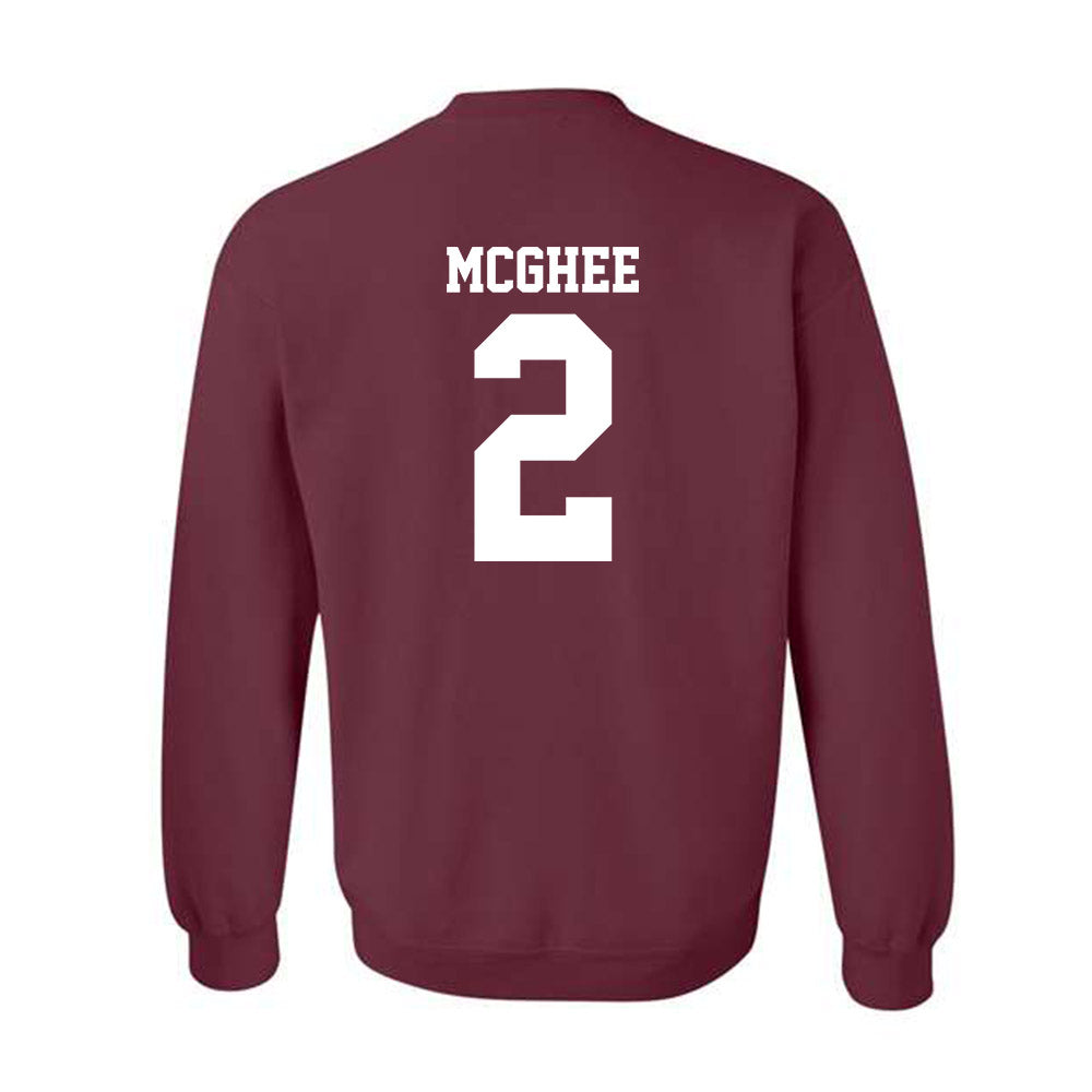 Mississippi State - NCAA Men's Basketball : Jaborri Mcghee - Classic Shersey Crewneck Sweatshirt-1