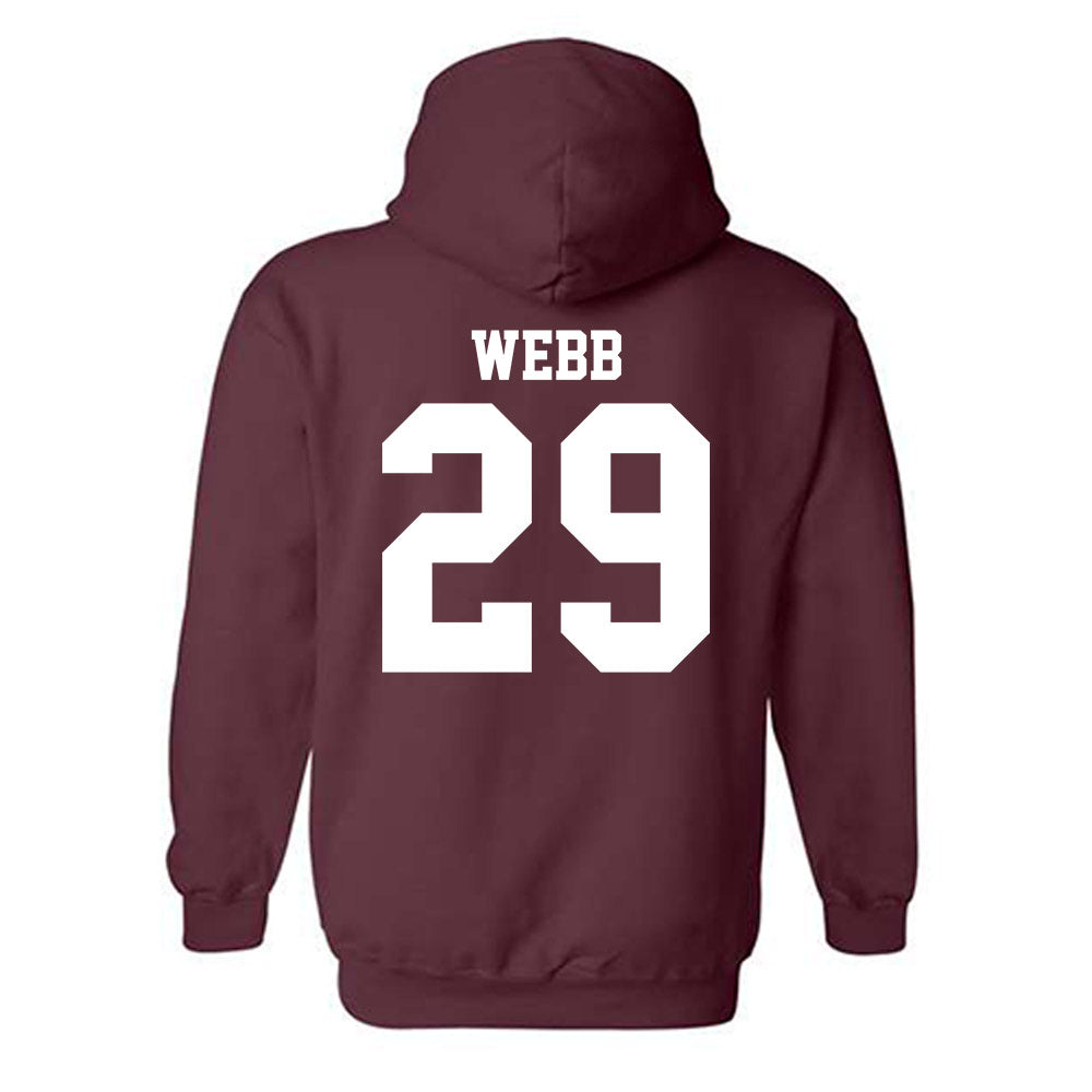 Mississippi State - NCAA Baseball : Maddox Webb - Classic Shersey Hooded Sweatshirt-1