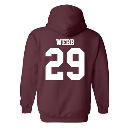 Mississippi State - NCAA Baseball : Maddox Webb - Classic Shersey Hooded Sweatshirt-1