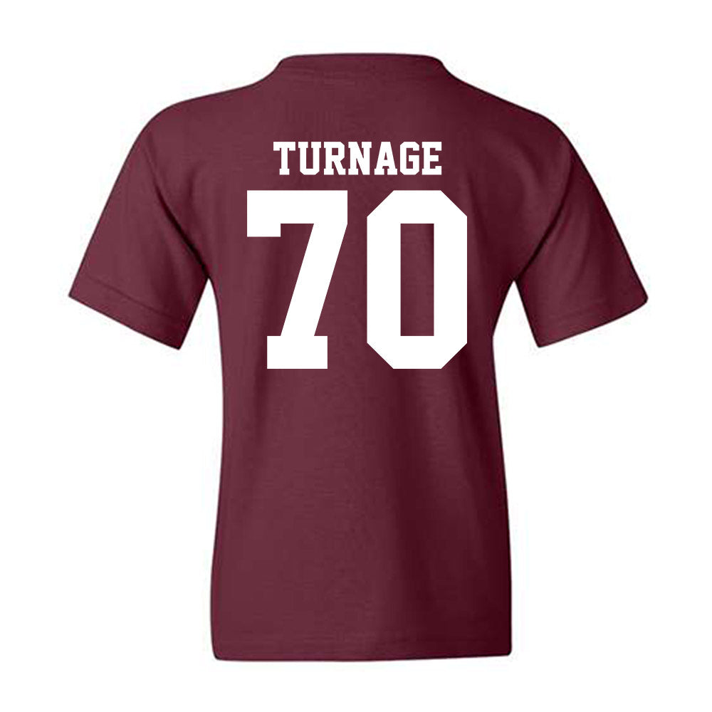 Mississippi State - NCAA Football : Breyden Turnage - Classic Shersey Youth T-Shirt-1