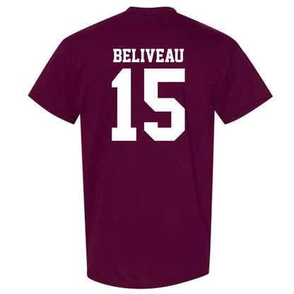 Mississippi State - NCAA Baseball : Tanner Beliveau - Classic Shersey T-Shirt-1