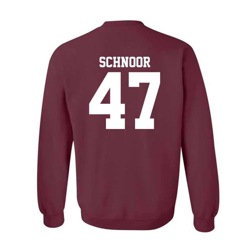 Mississippi State - NCAA Baseball : JT Schnoor - Classic Shersey Crewneck Sweatshirt-1