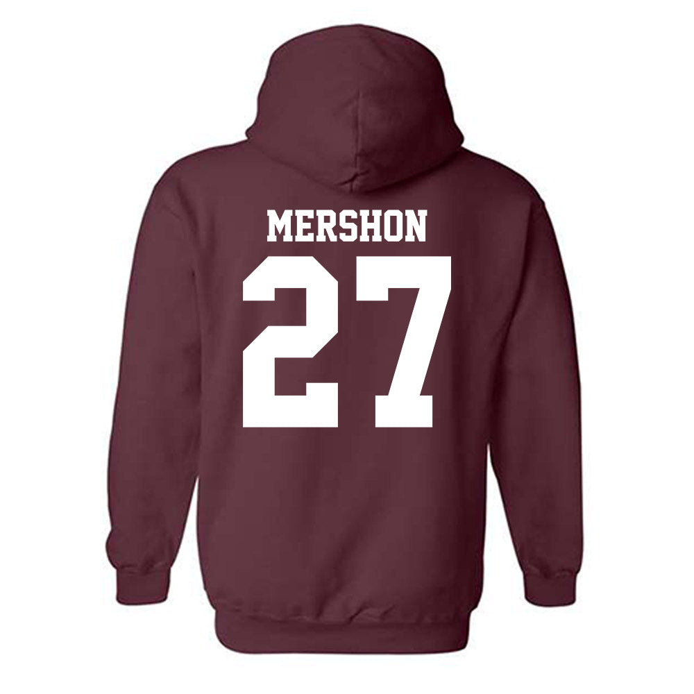 Mississippi State - NCAA Baseball : Peter Mershon - Classic Shersey Hooded Sweatshirt-1
