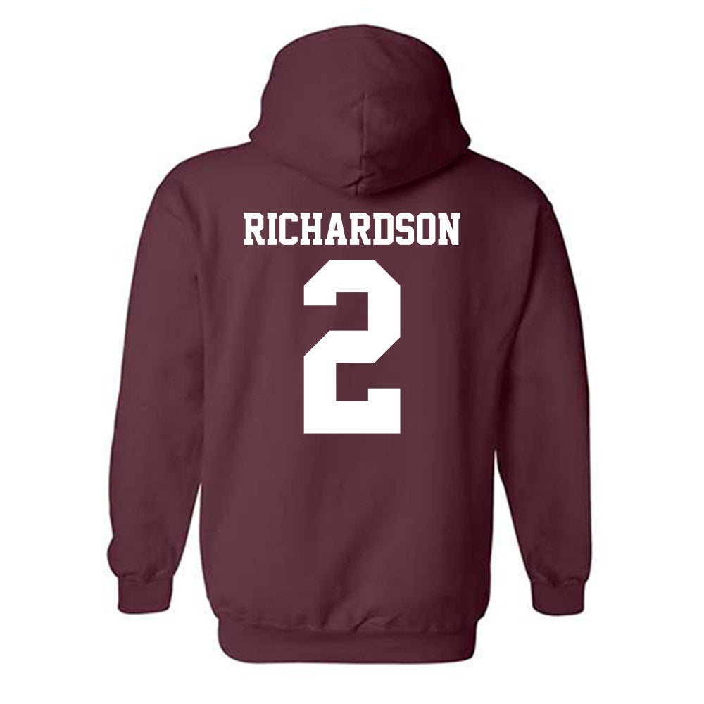 Mississippi State - NCAA Softball : Abby Grace Richardson - Classic Shersey Hooded Sweatshirt-1