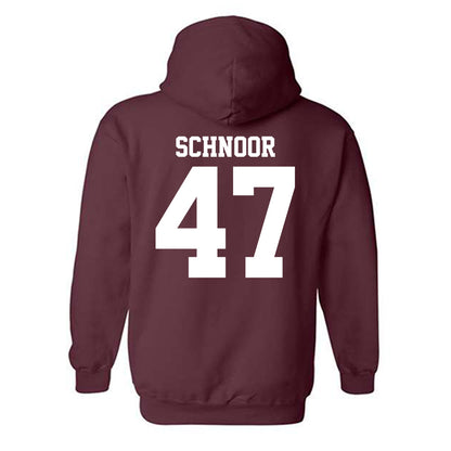 Mississippi State - NCAA Baseball : JT Schnoor - Classic Shersey Hooded Sweatshirt-1
