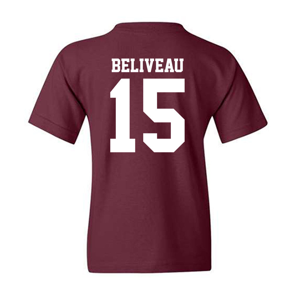 Mississippi State - NCAA Baseball : Tanner Beliveau - Classic Shersey Youth T-Shirt-1
