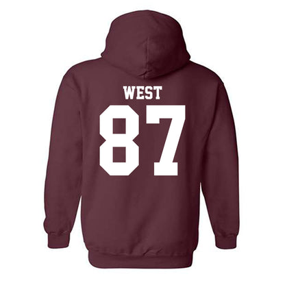 Mississippi State - NCAA Football : Sam West - Classic Shersey Hooded Sweatshirt-1