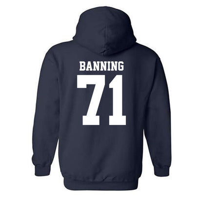 Nevada - NCAA Football : Colin Banning - Classic Shersey Hooded Sweatshirt-1