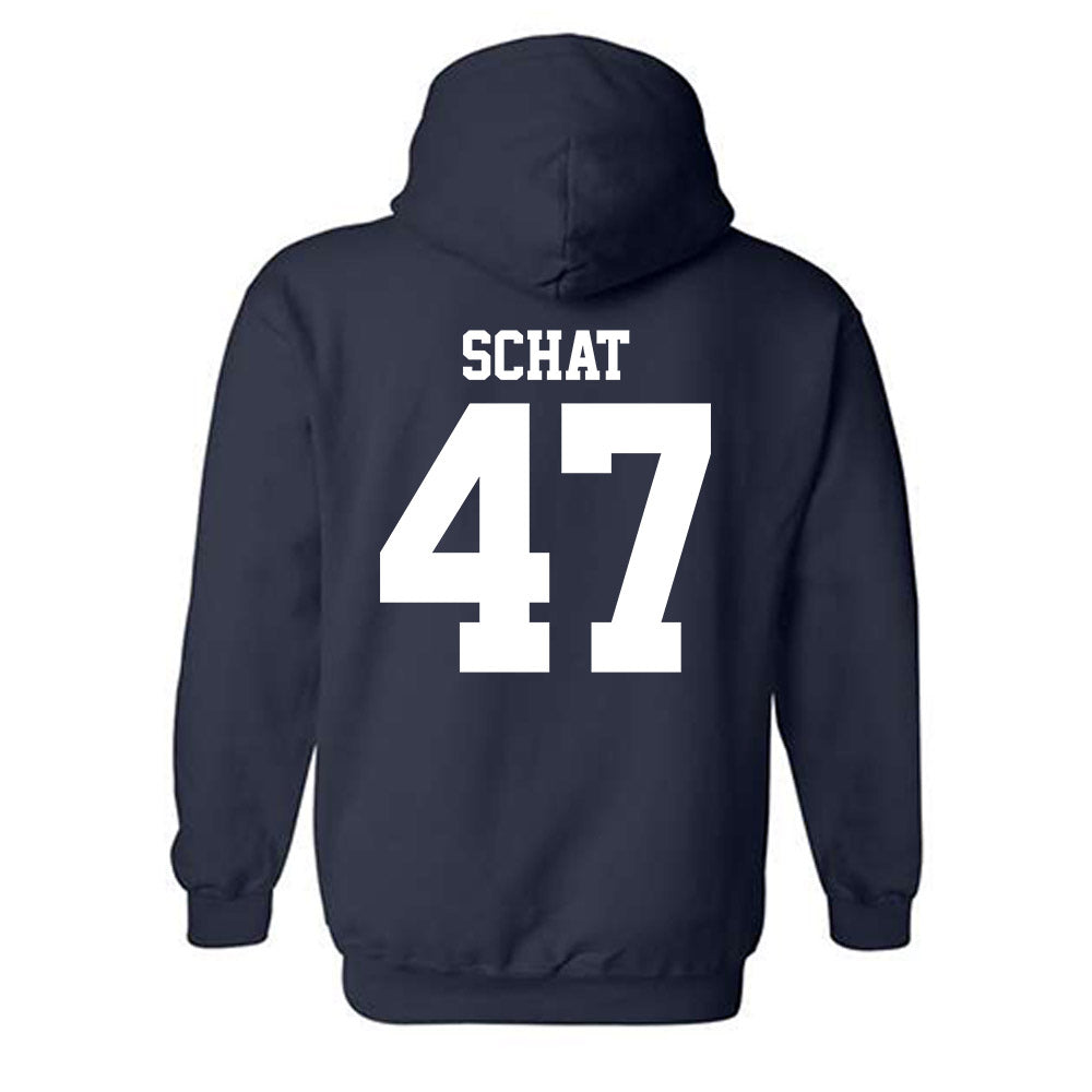 Nevada - NCAA Baseball : Luke Schat - Classic Shersey Hooded Sweatshirt-1