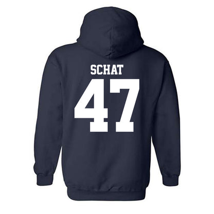 Nevada - NCAA Baseball : Luke Schat - Classic Shersey Hooded Sweatshirt-1