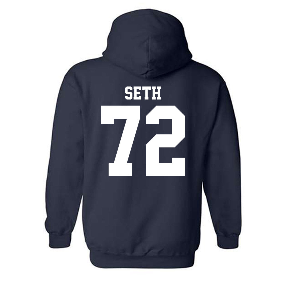 Nevada - NCAA Football : Jakobus Seth - Classic Shersey Hooded Sweatshirt-1