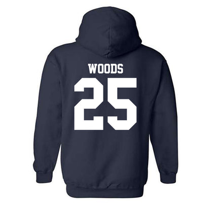 Nevada - NCAA Football : Ky Woods - Classic Shersey Hooded Sweatshirt-1
