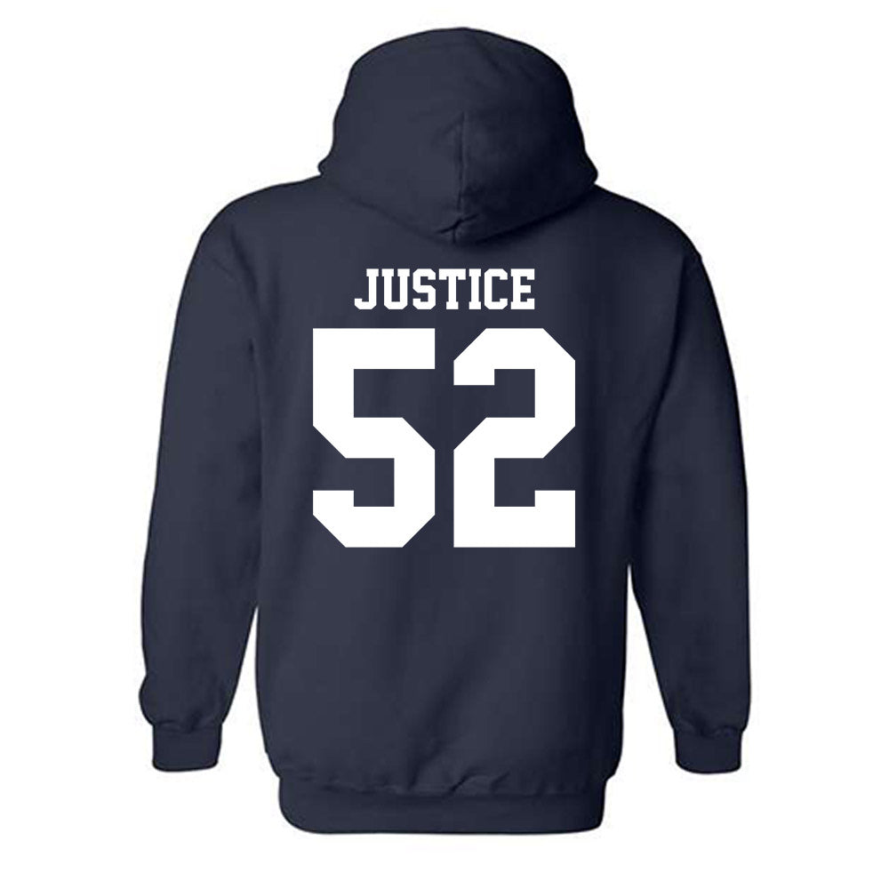 Nevada - NCAA Football : Elias Justice - Classic Shersey Hooded Sweatshirt-1