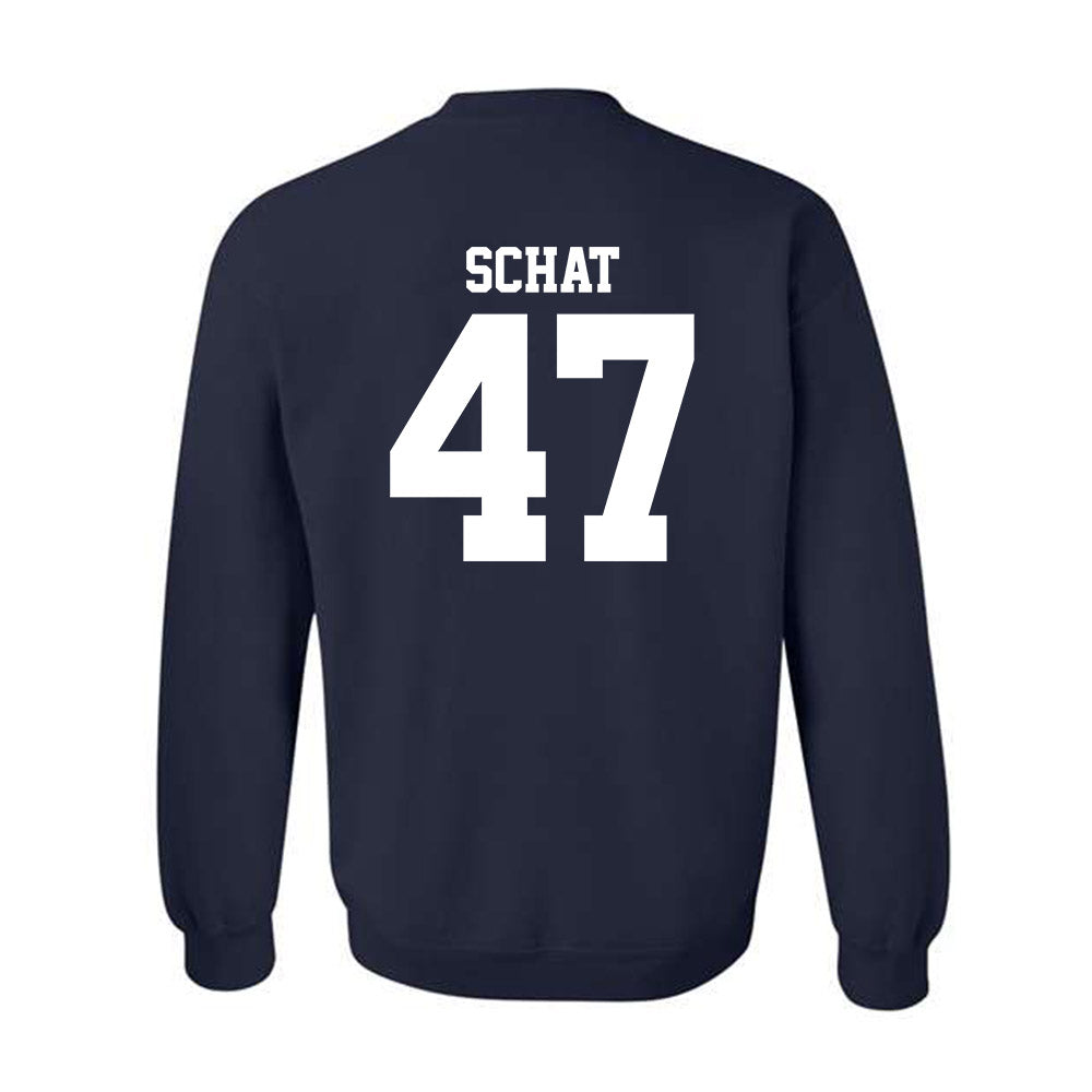 Nevada - NCAA Baseball : Luke Schat - Classic Shersey Crewneck Sweatshirt-1
