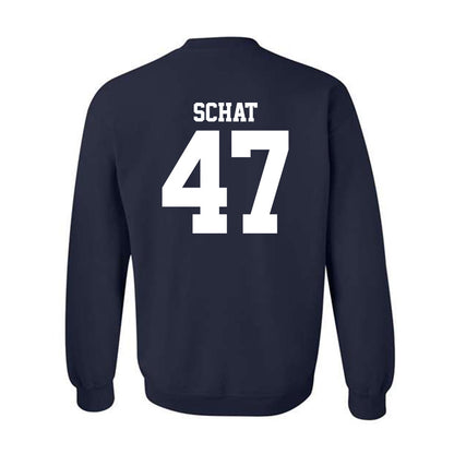 Nevada - NCAA Baseball : Luke Schat - Classic Shersey Crewneck Sweatshirt-1