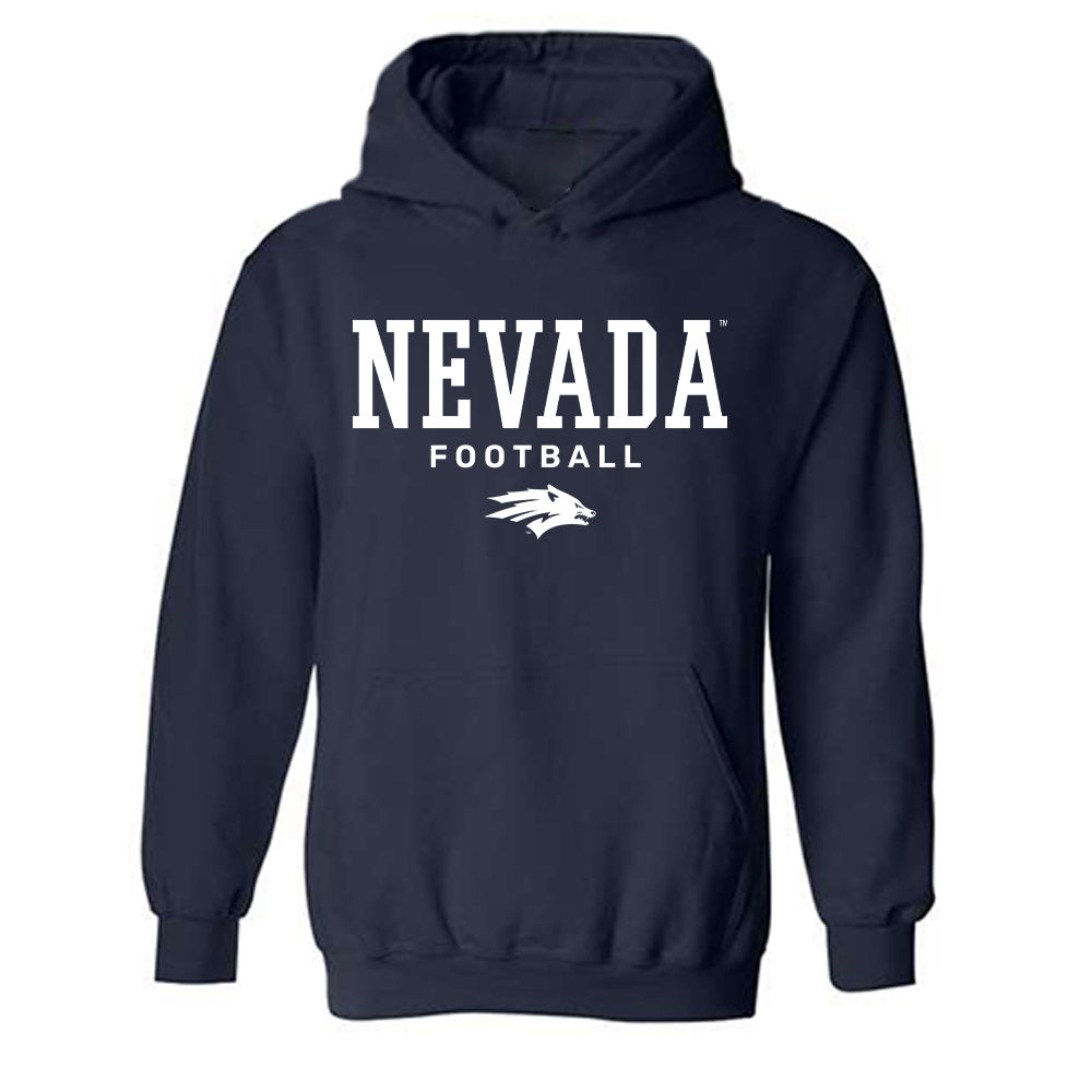 Nevada - NCAA Football : Ky Woods - Classic Shersey Hooded Sweatshirt-0