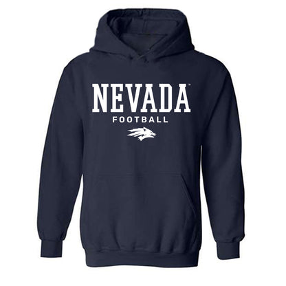 Nevada - NCAA Football : Ky Woods - Classic Shersey Hooded Sweatshirt-0