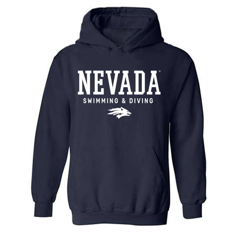 Nevada - NCAA Women's Swimming & Diving : Isabelle Wright - Classic Shersey Hooded Sweatshirt-0