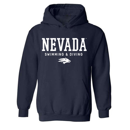 Nevada - NCAA Women's Swimming & Diving : Isabelle Wright - Classic Shersey Hooded Sweatshirt-0