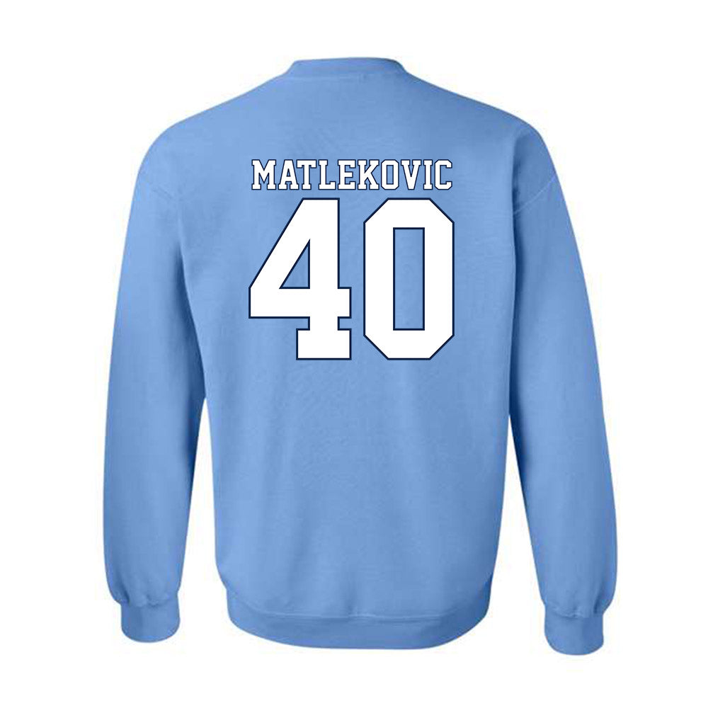 UNC - NCAA Men's Basketball : Ivan Matlekovic - Classic Shersey Crewneck Sweatshirt-1