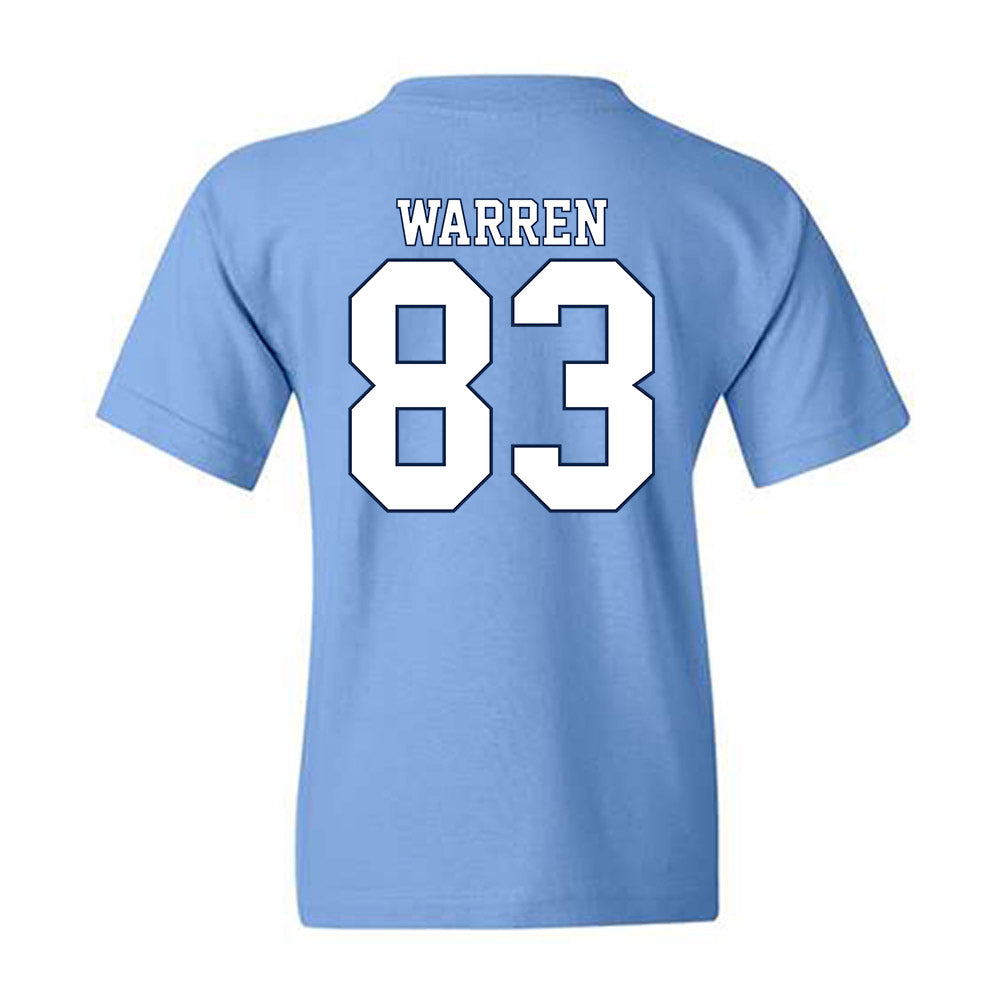 UNC - NCAA Football : Carnell Warren - Classic Shersey Youth T-Shirt-1