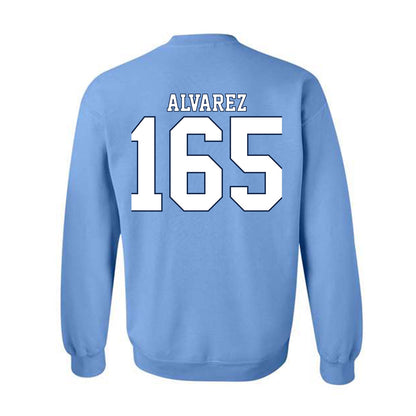 UNC - NCAA Wrestling : Omaury Alvarez - Classic Shersey Crewneck Sweatshirt-1