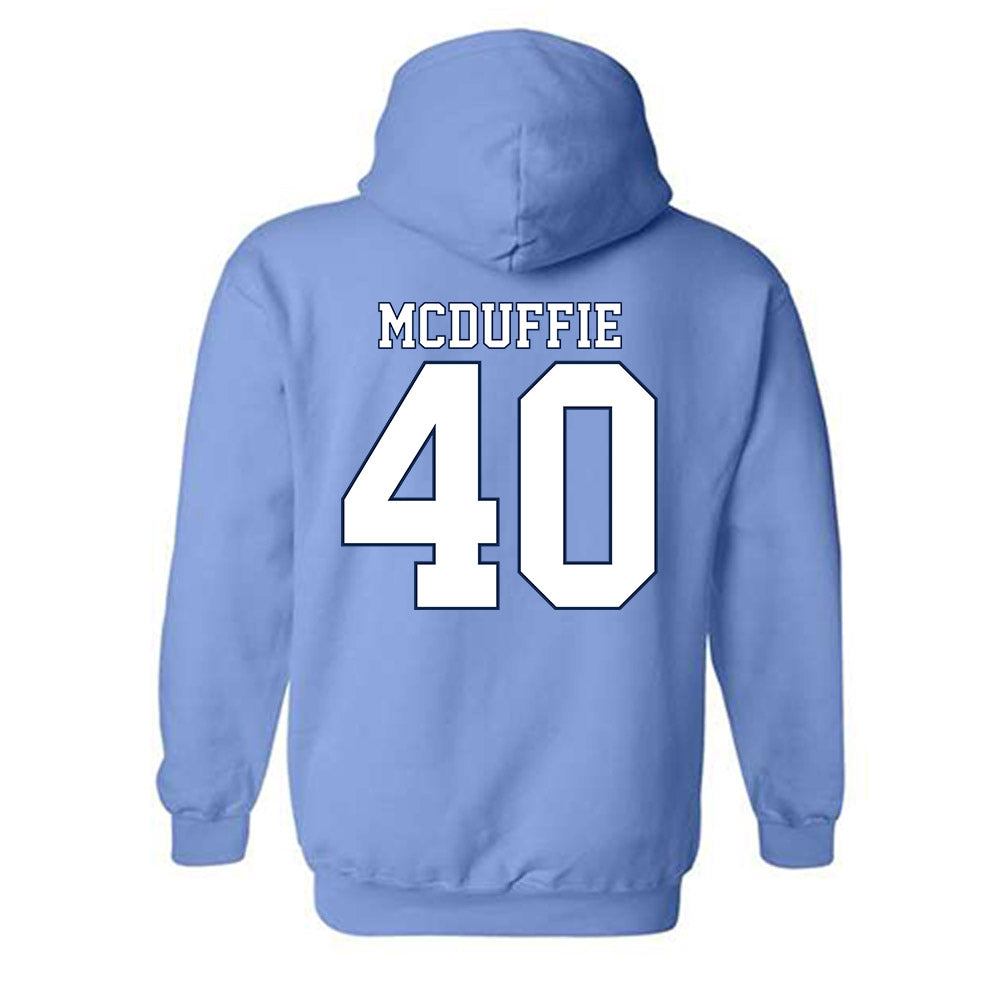 UNC - NCAA Baseball : Walker McDuffie - Classic Shersey Hooded Sweatshirt-1