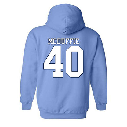 UNC - NCAA Baseball : Walker McDuffie - Classic Shersey Hooded Sweatshirt-1