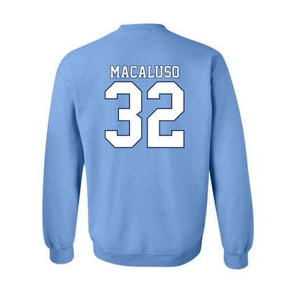 UNC - NCAA Men's Lacrosse : Luke Macaluso - Classic Shersey Crewneck Sweatshirt-1