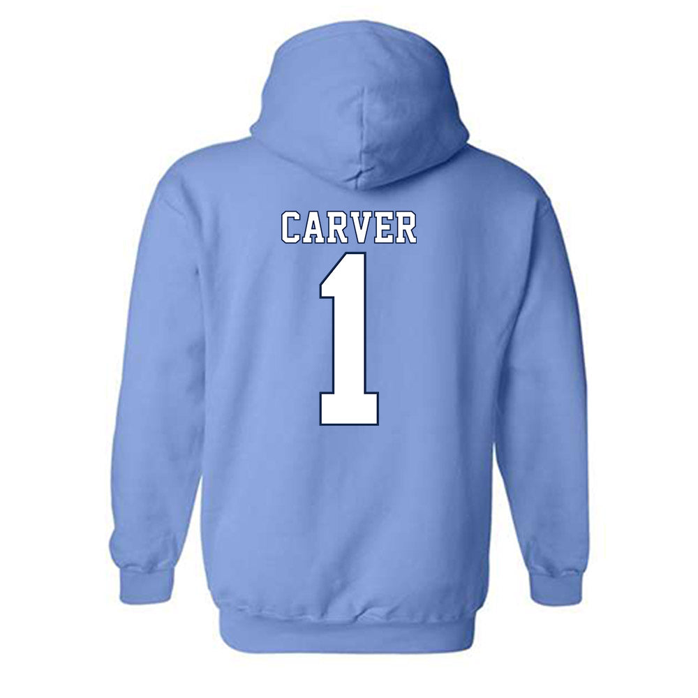 UNC - NCAA Women's Lacrosse : Haley Carver - Classic Shersey Hooded Sweatshirt-1